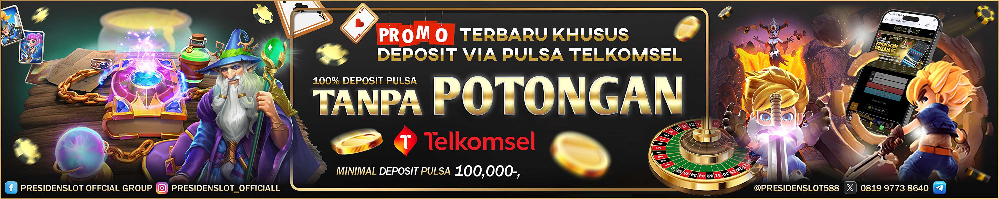 TERSEDIA DEPOSIT PULSA TANPA POTONGAN 100% [ KHUSUS TELKOMSEL ]